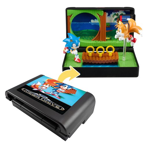 Console Heroes Sega Mega Drive Sonic the Hedgehog 2 Cartridge Diorama Playset