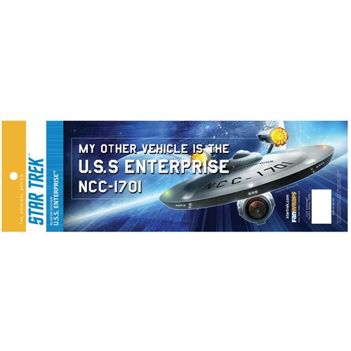 Star Trek U.S.S. Enterprise Bumper Sticker