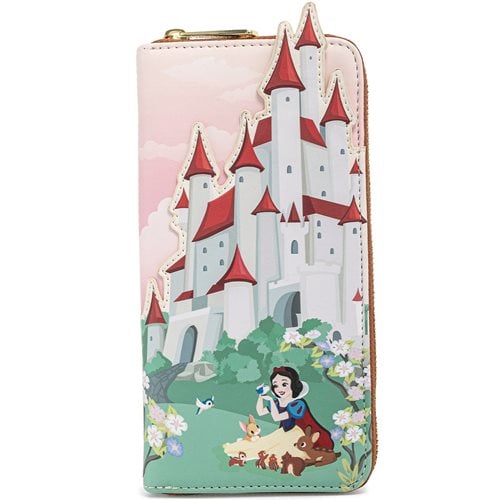 Snow White Castle Series Zip-Around Wallet