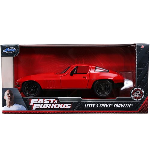 Fast and Furious 8 Letty's Chevy Corvette 1:24 Scale Die-Cast Metal Vehicle