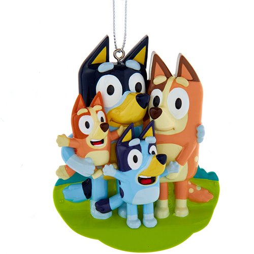 Bluey and Family Personalization 3 1/2-Inch Resin Ornament