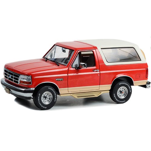 1996 Ford Bronco Eddie Bauer Edition Electric Red Artisan Collection 1:18 Scale Die-Cast Metal Vehicle