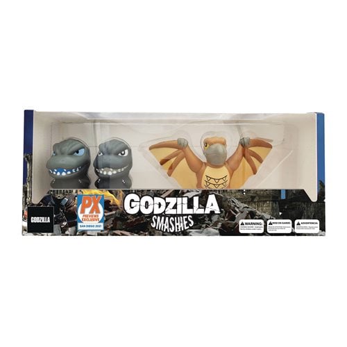 Godzilla Smashies Stress Doll 3-Pack - SDCC 2021 Previews Exclusive