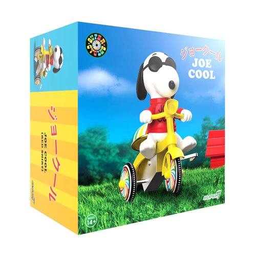 Peanuts Joe Cool Snoopy (Red with Yellow Trike) Super Cycles Vinyl Figure