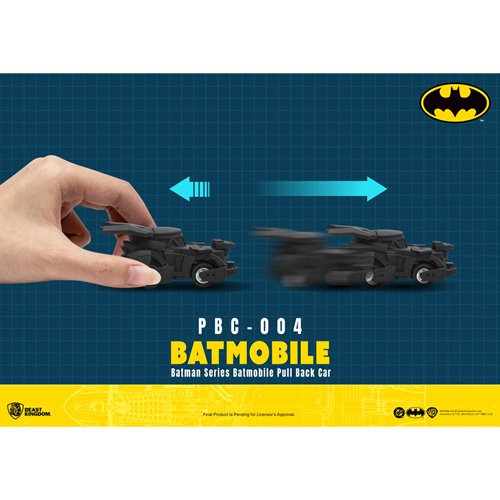 Batman Batmobile Pull Back Car Series PBC-004 Vehicle Blind Box Case of 6