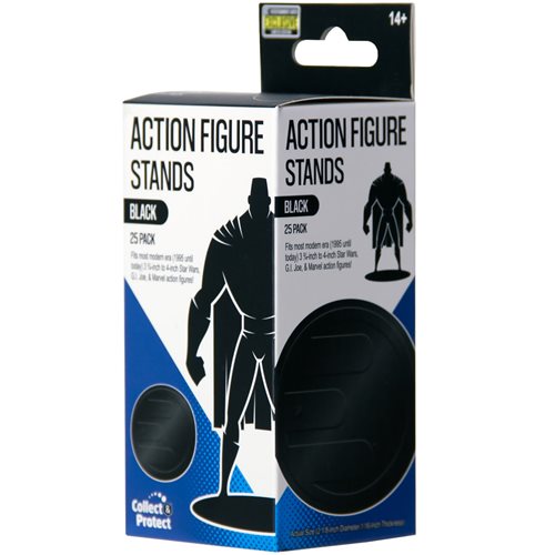 Action Figure Stands 25-Pack - Black