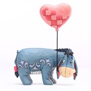 Disney Traditions Winnie the Pooh Eeyore with a Heart Balloon Love Floats by Jim Shore Statue