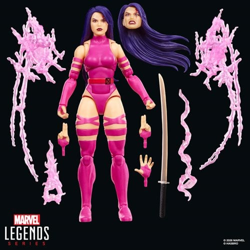 X-Men Marvel Legends Series Wolverine vs Psylocke 6-Inch Action Figures