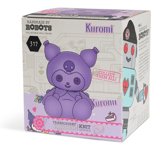 Hello Kitty and Friends Kuromi #317 Translucent Handmade by Robots Vinyl Figure