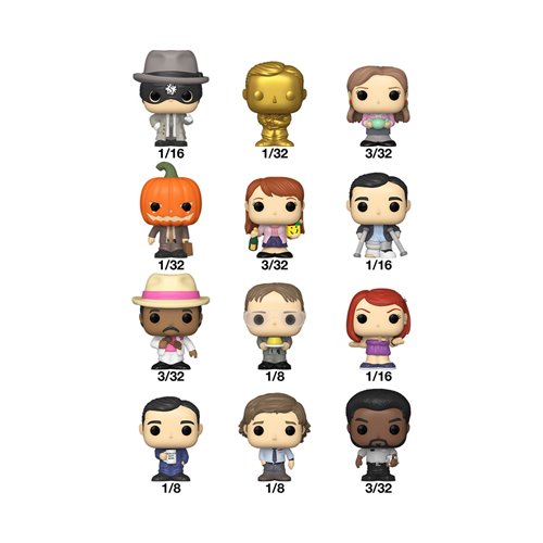 The Office Funko Bitty Pop! Mini-Figure Singles - Random 6-Pack