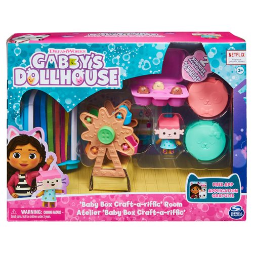 Gabby's Dollhouse Baby Box Craft-a-Riffic Room Playset