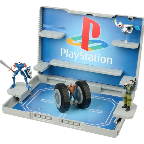 Console Heroes Sony PlayStation Boss Level Diorama Playset