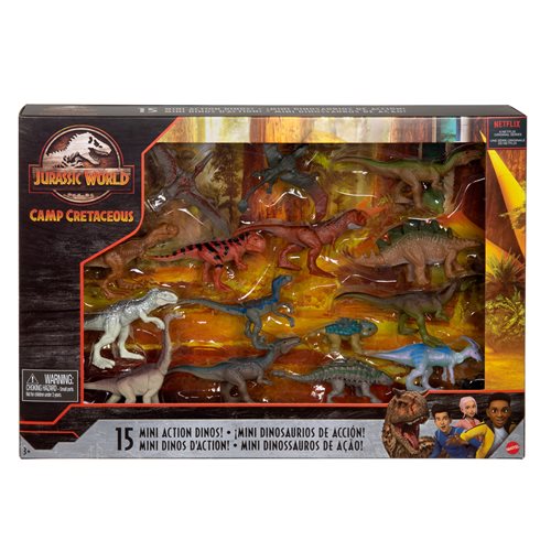 Jurassic World Camp Cretaceous Mini Dino Box 15-Pack