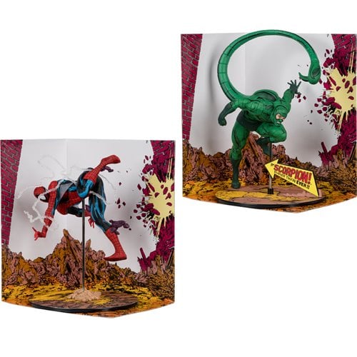 Marvel Wave 7 1:10 Scale Posed Figure with Scene Case of 6