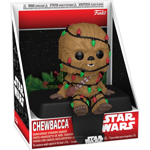 Star Wars Chewbacca Holiday Edge-Sitter Stocking Holder