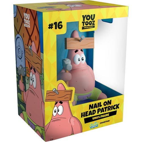 SpongeBob SquarePants Collection Nail in Head Patrick Vinyl Figure #16