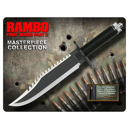 Rambo First Blood Part Ii Standard Edition Knife Prop Replica