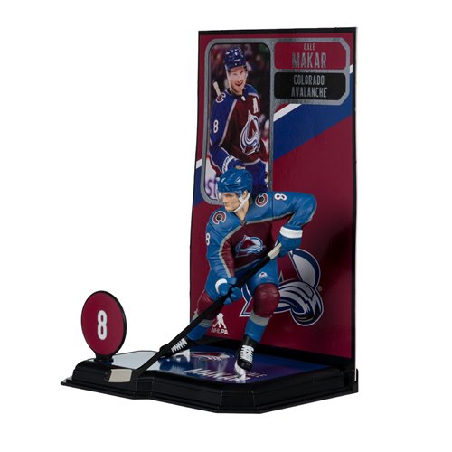 NHL SportsPicks Colorado Avalanche Cale Makar 7-Inch Posed Figure