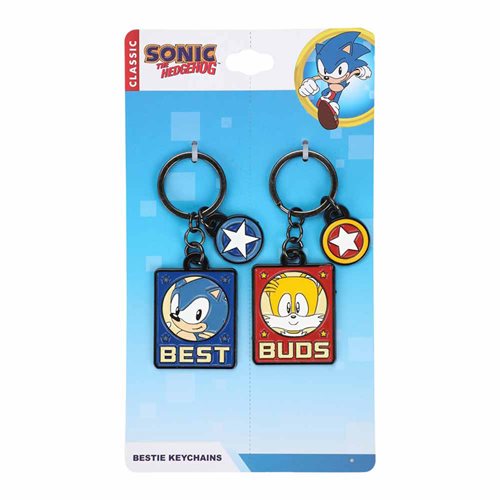 Sonic the Hedgehog and Tails Best Buds Key Chain Set