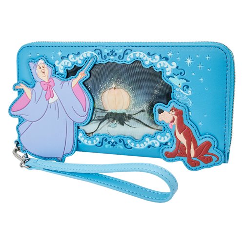 Cinderella Princess Lenticular Series Zip-Around Wallet