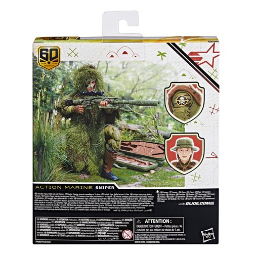 G.I. Joe Classified Series 60th Anniversary 6-Inch Action Marine Sniper Action Figure
