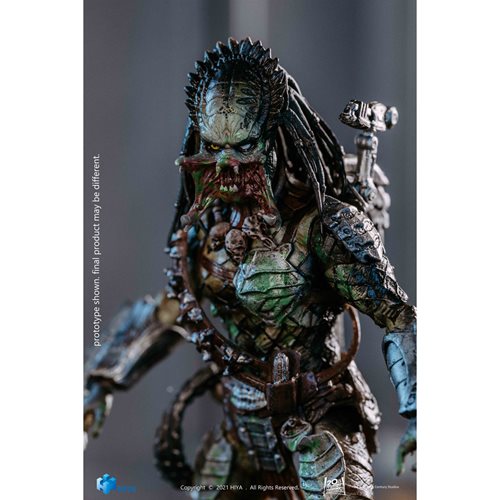 Aliens vs. Predator: Requiem Battle Damaged Wolf Predator 1:18 Scale Action Figure - Previews Exclus