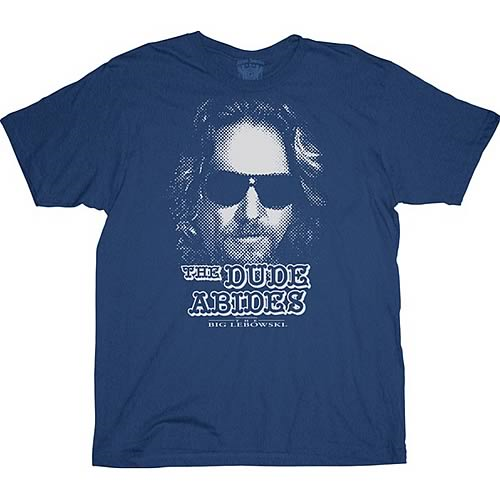High-quality T-shirt featuring The Dude's iconic phrase! 