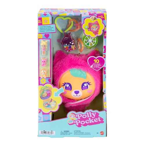 Polly Pocket Plushie Bear Compact Playset