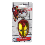 Iron Man Face Colored Pewter Key Chain