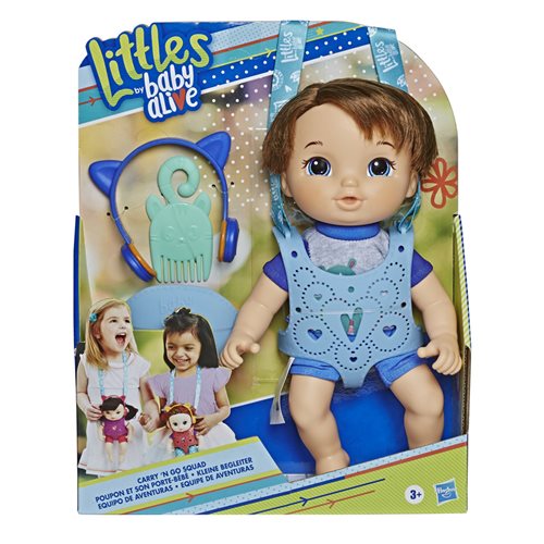 Baby Alive Carry ‘n Go Squad Little Matteo Brown Hair Boy Doll