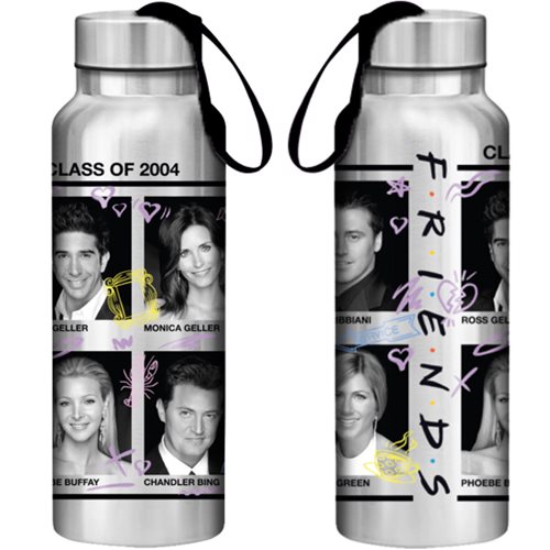 Friends Yearbook 27 oz. Stainless Steel Water Bottle with Strap