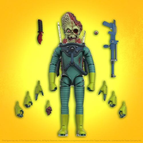 Mars Attacks! Ultimates Martian (Smashing the Enemy) 7-Inch Scale Action Figure