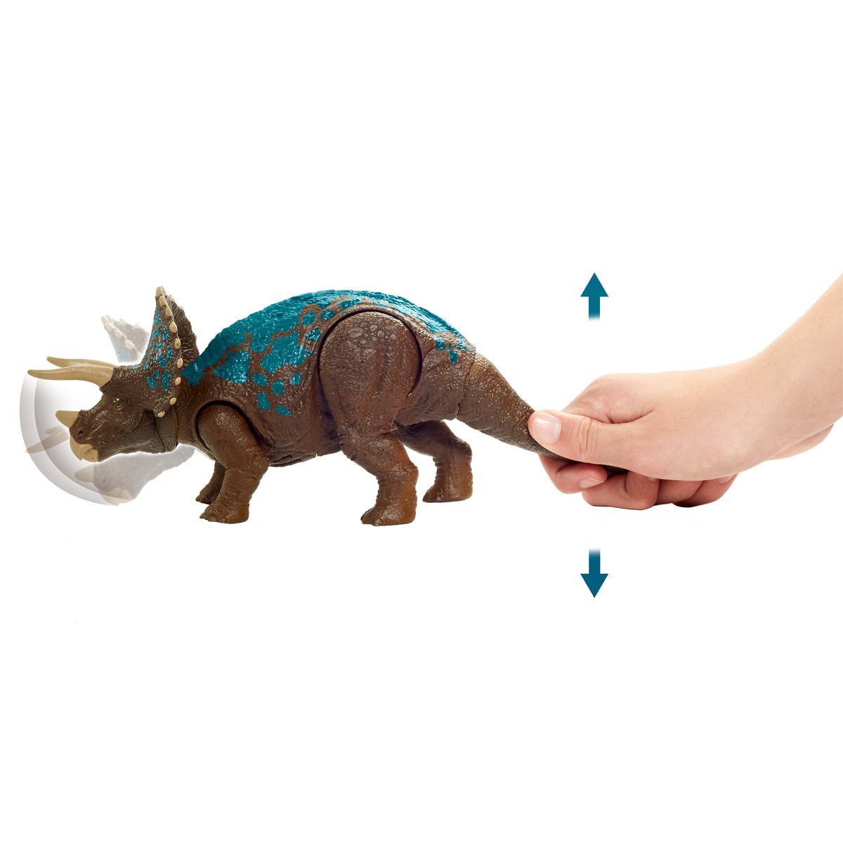 Mattel Jurassic World Sound Strike Triceratops 13 inch Action Figure GVH66 for sale online 