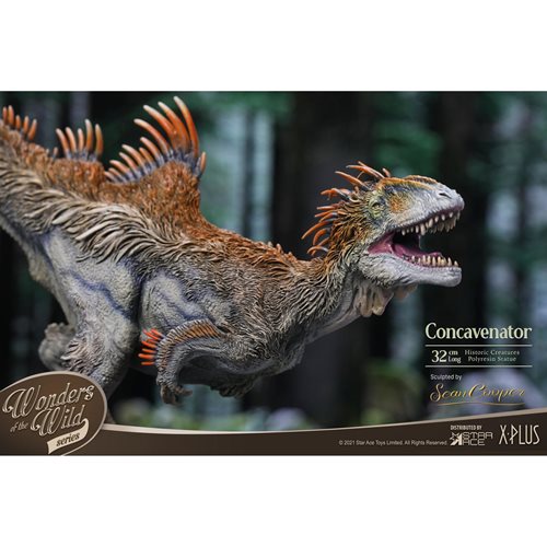 Wonder Wild Series Concavenator Dinosaur Polyresin Statue Deluxe Version
