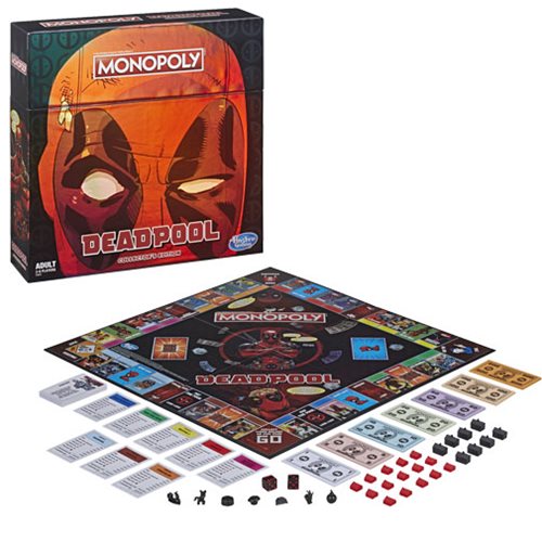 Marvel Deadpool Edition for sale online Hasbro Monopoly Game 