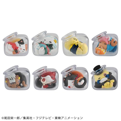 One Piece Good Night NyanPieceNyan! Mega Cat Project Mini-Figure Case of 8