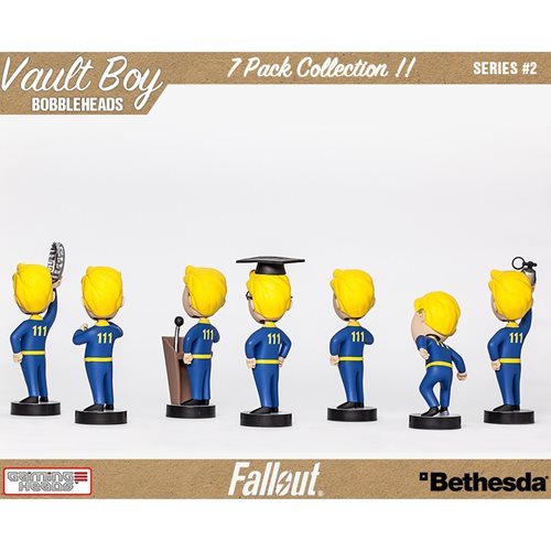 Fallout 4 Vault Boy 111 5-Inch Bobble Head Ser. 2 7-Pack Set