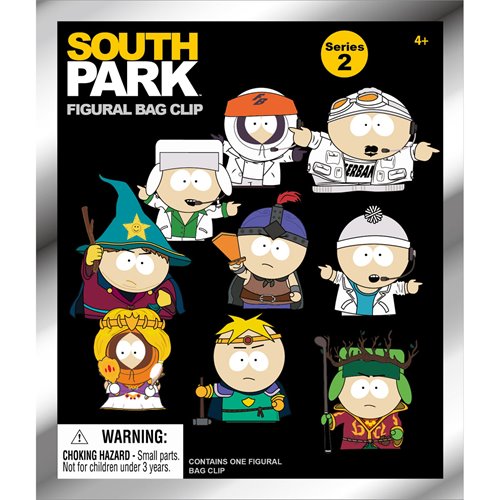 South Park Series 2 3D Foam Bag Clip Random 6-Pack