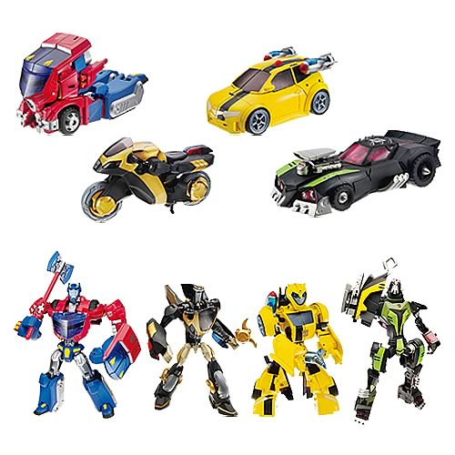 Transformers Animated Deluxe Figures Wave 1 Set