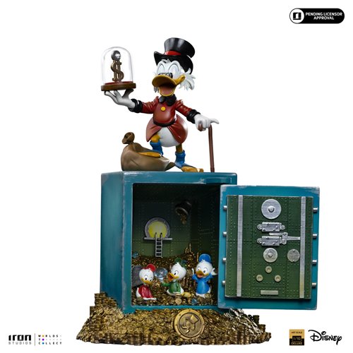 DuckTales Uncle Scrooge McDuck and Nephews 1:10 Art Scale Limited Edition Statue