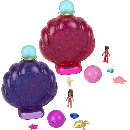 Polly Pocket Sparkle Cove Adventure Compact Playset Case of 6