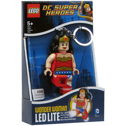 LEGO DC Super Heroes Wonder Woman LED Key Light 3 Inch Tall Figure 