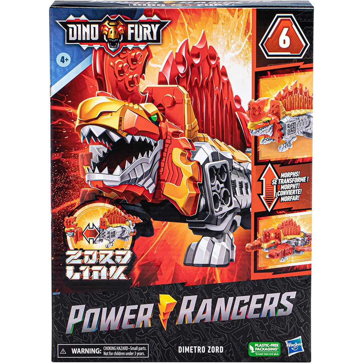 Power Rangers Dino Fury Combining Zords Wave 3 Case of 3
