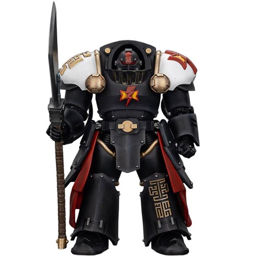 Joy Toy Warhammer The Horus Heresy White Scars Ebon Keshig Terminator 2 with Power Glaive 1:18 Scale Action Figure