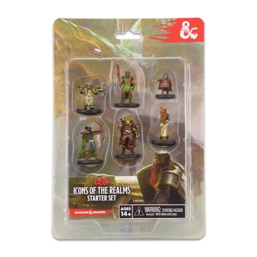 Dungeons & Dragons Icons of the Realms: Starter Set Mini-Figure 6-Pack