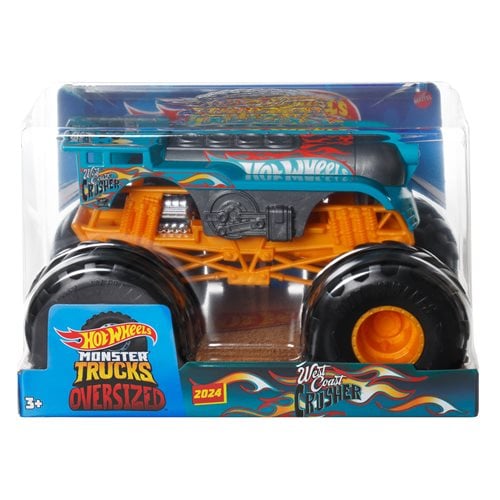 Hot Wheels Monster Trucks 1:24 Scale Vehicle 2024 Mix 3 Case of 4