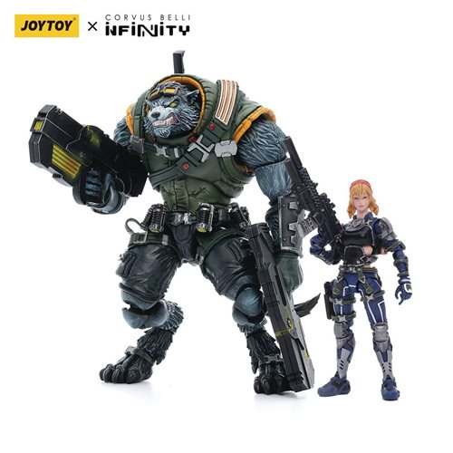 Joy Toy Infinity Ariadna Equipe Mirage-5 Sergeant Duroc and Lieutenant Margot Berthier 1:18 Scale Ac