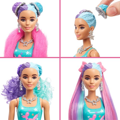 Barbie Color Reveal Glitter! Purple Hair Swaps Doll
