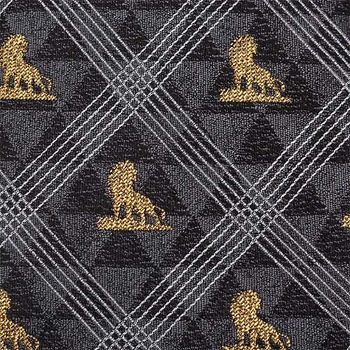 Lion King Pose Black Men's Tie
