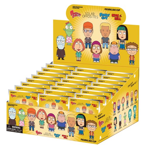 FX Animation Series 2 3D Foam Bag Clip Random 6-Pack